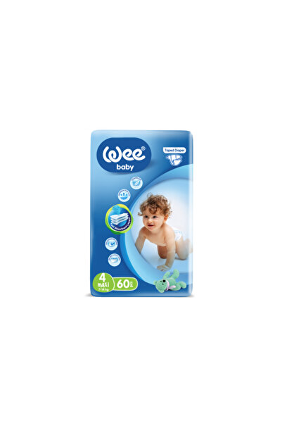 Wee Baby Maxi baby diapers size 4 (7-14 kg) 60 pcs