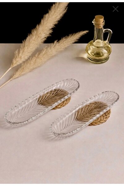 Kaveh glass SANTA KAYIK SUNUM TABAĞI 40 CM BÜYÜK BOY