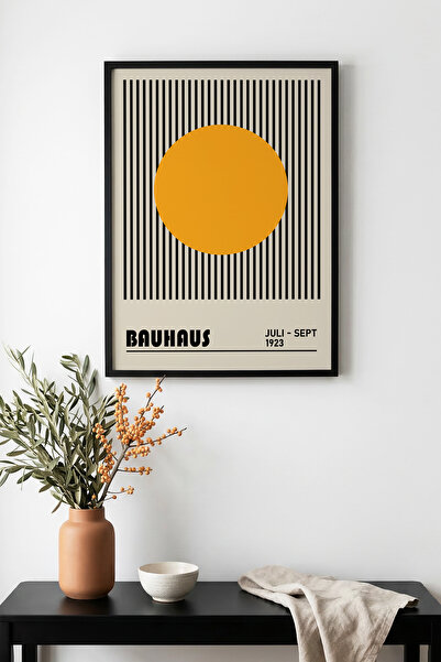 huhuli Επιτραπέζιο έργο τέχνης με γεωμετρικά σχέδια σε φυσικό ξύλινο πλαίσιο ...