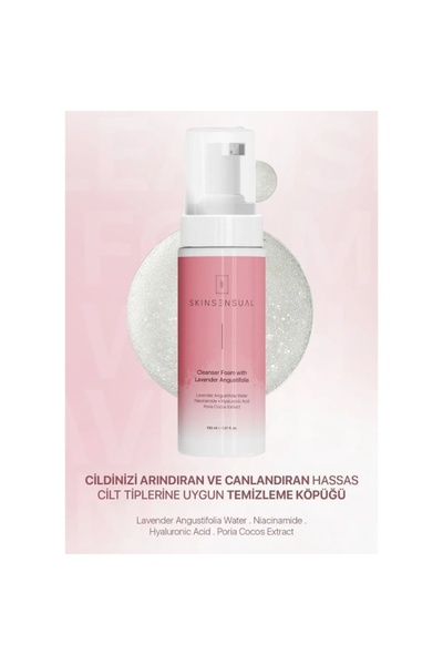 Skin Sensual Cleanser Foam With Lavender Temizleme Köpüğü 150ml