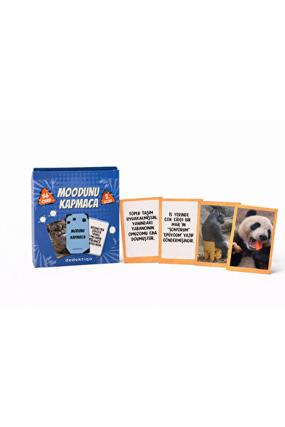 Nutly Accessories Moodunu Kapmaca Parti Oyunu 56 Kart Eğlenceli Arkadaş Aile ...