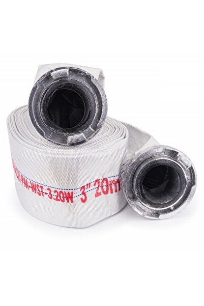 Powermat Furtun de incendiu cu cuplaje 3" 20m, PM-WST-3.20W