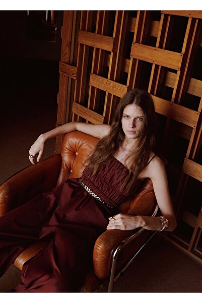 MANGO Woman Büzgülü pamuklu bluz