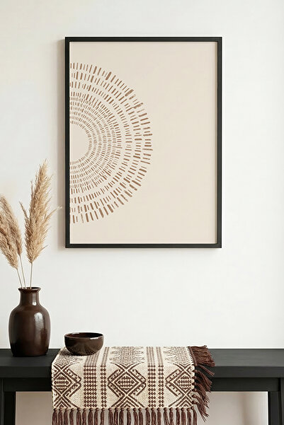 huhuli Αφηρημένη ζωγραφική με φυσικό ξύλινο πλαίσιο I Huhu1130