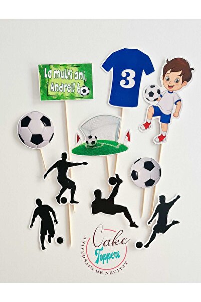 Aniversari de Neuitat Set toppere fotbal baiat clipart