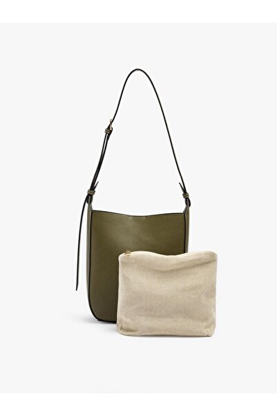 PARFOIS Kadın Çıkarılabilir İç Cepli Sade Omuz Çantası