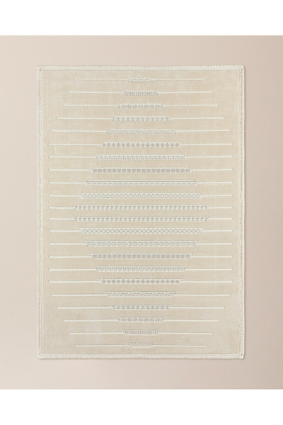 Madame Coco Treıllıs Halı - Kemik - 200x300 cm