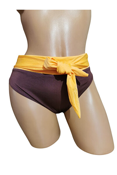 LBVYR Orange Swimsuit Panties – Women's Bikini Briefs, Comfortable Elastic Ma...