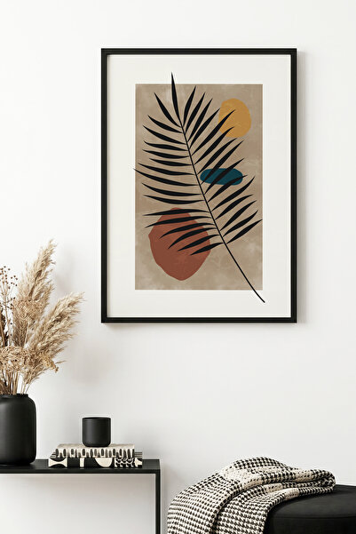 huhuli Τραπέζι με φυσικό ξύλινο πλαίσιο και μίνιμαλ σχέδιο φύλλων - Παστέλ απ...