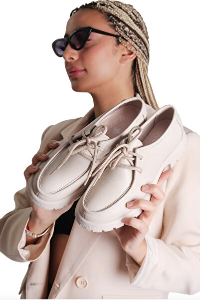ELİT SHOES Lusia Hakiki Deri Elastik Yapıda Kauçuk Taban
