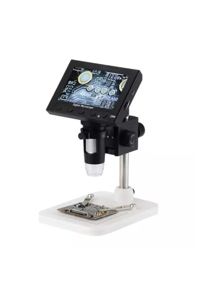 NW NessiWorld - مجهر إلكتروني رقمي USB 1000x 2.0 ميجابكسل 8 شاشة LCD مكبر VGA...