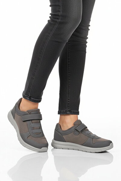 WALKWAY Smoked Velcro Mesh Lightweight Breathable Unisex Sports Shoes 616 g