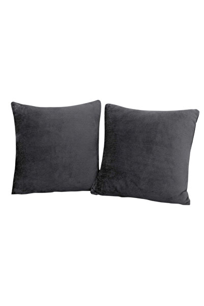 Five Store Set 2 huse pernute decorative din catifea cu fermoar, 50x50 cm, Ma...