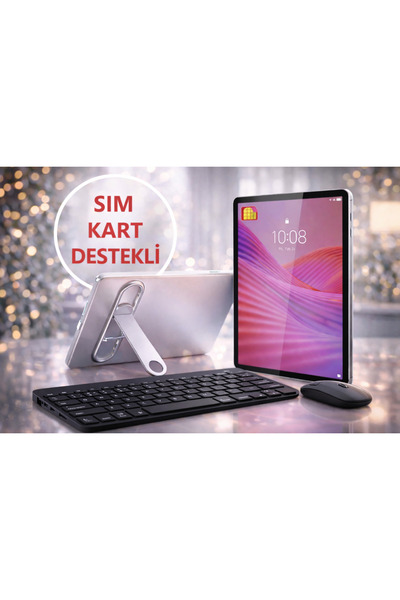 LENOVO Tab M10 4GB/128GB(SİM KART DESTEKLİ)10.1"İNCH GRİ TABLET+ŞEFFAF KILIF+...