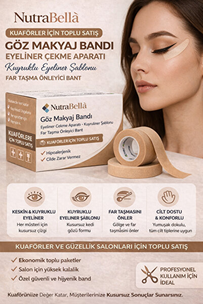 NutraBella Makyaj Eyeliner Çekme Aparatı Kuyruklu Eyeliner Şablonu Far Taşma ...