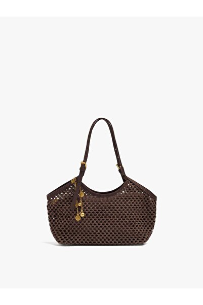 PARFOIS Kadın Hasır Efektli Tote Çanta