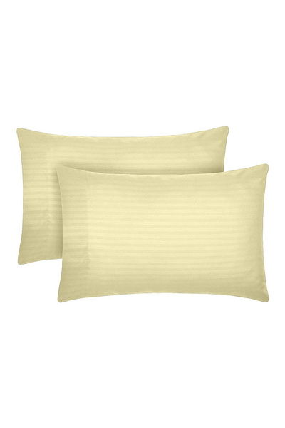 Five Store Set of 2 damask pillowcases, density 130 g/m2, Vanilla, 40/40cm