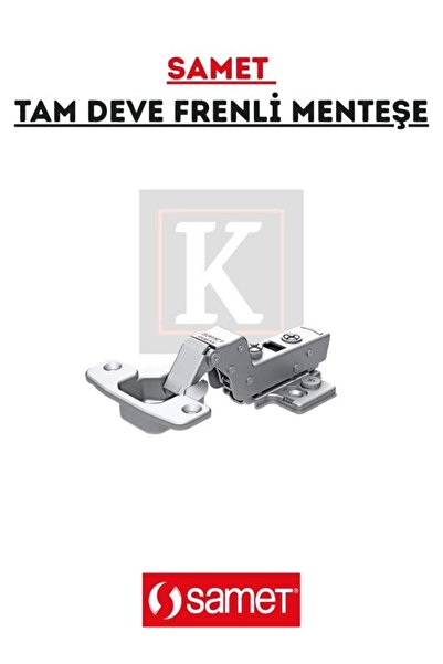 SAMET Master Tam Deve Frenli Menteşe - Yavaş Kapanan İç Kapak Menteşesi (Soft...