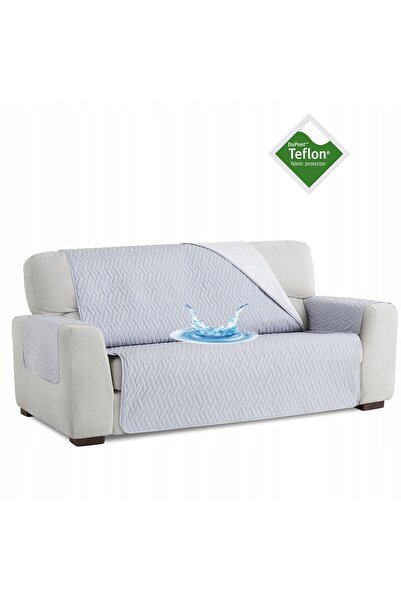 Sofazip Sofazip waterproof quilted sofa cover, Light Grey color 2-seater sofa...
