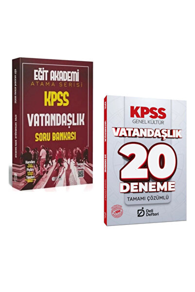 Eğit Akademi KPSS Vatandaşlık Atama Serisi Soru Bankası & KPSS Vatandaşlık 20...