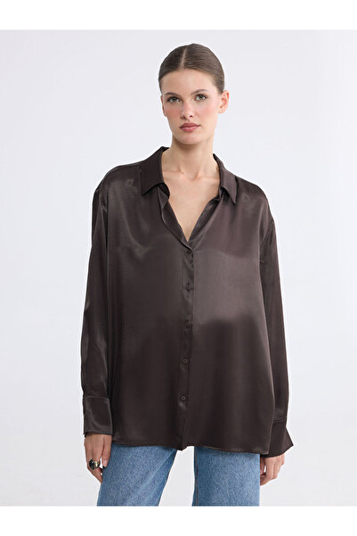 LC Waikiki Rmz Gi̇yi̇m Farkiyla Satin Women's Shirt