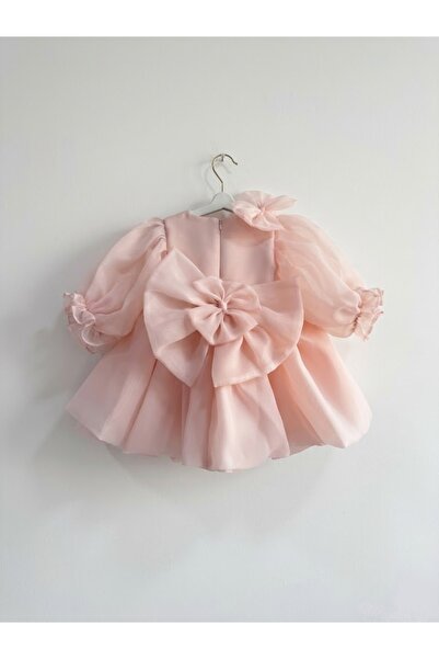 HOBİ Karolin Balloon Sleeve Girls' Dress Evening Dress