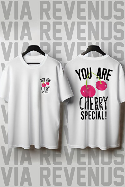 Vordevia Μπλουζάκι Unisex από 100% βαμβάκι με στάμπα You Are Cherry Special κ...