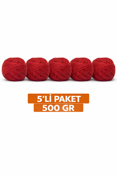 vollen yarn Jüt İpi 5'li Paket 100gr 100m Hasır İp Kırnap Çuval İpi Makrome S...