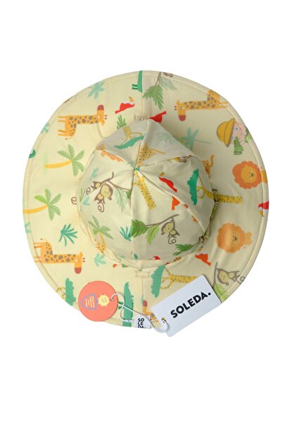 SOLEDA قبعة أطفال قابلة للتعديل على الوجهين مع حماية من الأشعة فوق البنفسجية،...