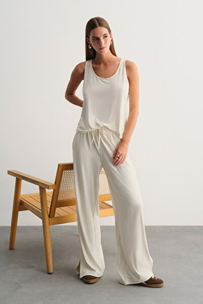 Dagi Tricou de bază cu bretele groase albe