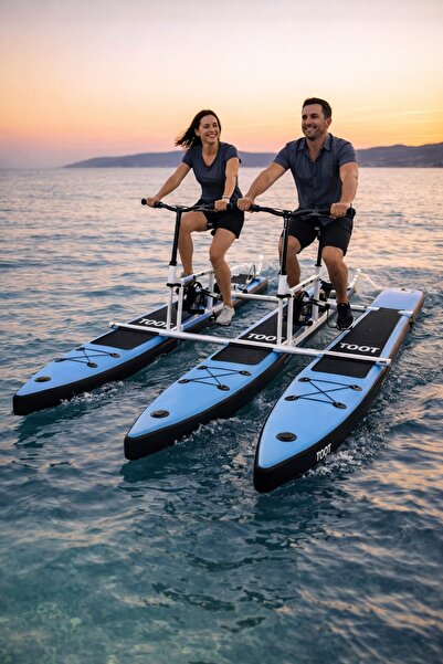 Leyaton Çift Kişilik Su Deniz Bisikleti 320x 38 x 15cm Water Bike