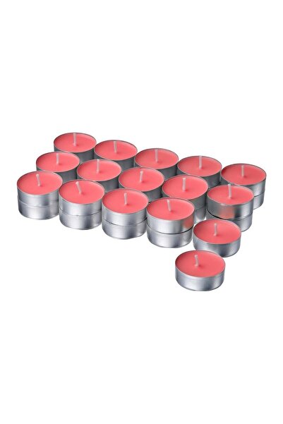 IKEA Lotsfagel Kokulu Tealight Mum Pembe 3.5 Saat Karpuz