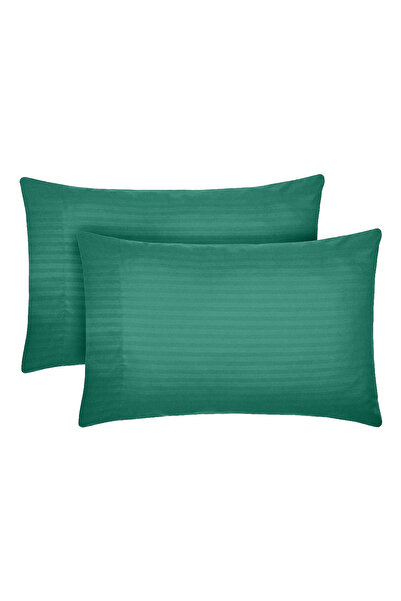 Five Store Set of 2 damask pillowcases, density 130 g/sqm, Emerald green, 40/...