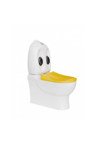 Creavit Ducky Çocuk Klozet Seti - Beyaz-Sarı