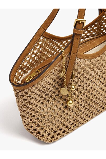 PARFOIS Kadın Hasır Efektli Tote Çanta