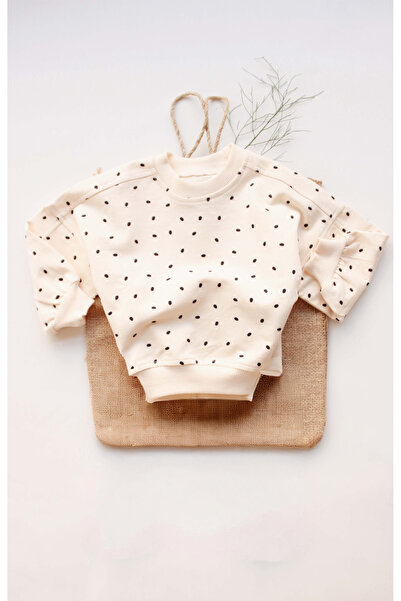 Oh La La Koala For Little Ones Polka Dot Printed Baby Sweatshirt