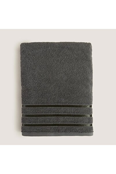 Chakra Шикарний рушник для ванни зі 100% бавовни 70x140 см, антрацитовий
