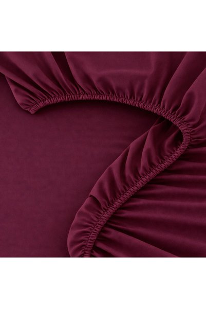 NazeninHome Satin 100% Cotton 210 Tc |   82 Elastic Fitted Sheet Set |   Pillowcase Included |   Single and Double