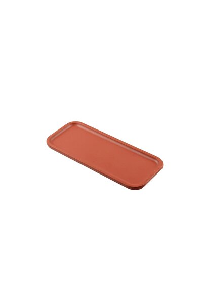 Globy Rectangular Presentation Plate Orange 35.7×14.7×2 cm