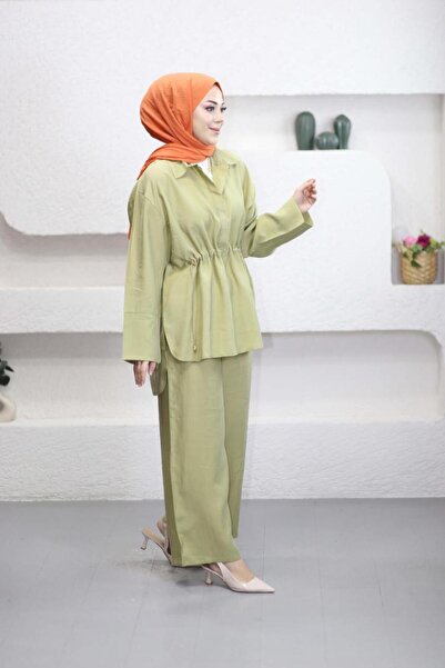 Suede Style 6307 - Set de damă elegant și confortabil, cu detaliu elastic în ...