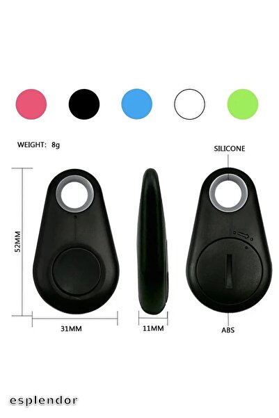 esplendor Mini Smart Key Finder Bluetooth Tracker Pet and Goods Gps Locator A...