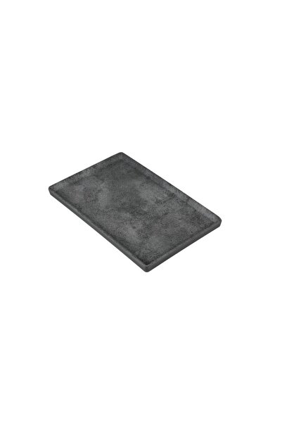 Globy Rectangular Tray Gray 33×21×2 cm