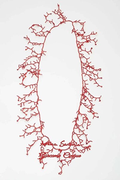 Antica Sartoria LONG NECKLACE IN RED