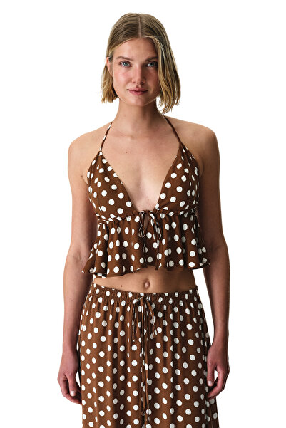 Penti Polka Dot Frill Bikini Üstü