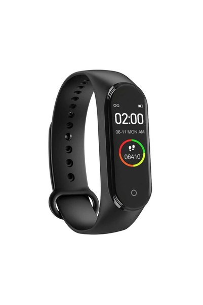 NW NessiWorld M4 Smart Watch Bracelet Heart Rate Blood Pressure Heart Rate Mo...
