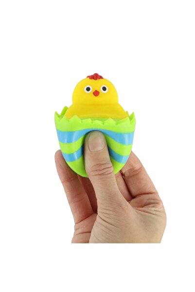 Keycraft Jucărie senzorială din cauciuc moale - Puișor