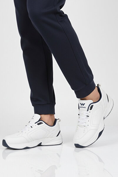 WALKWAY Pantofi sport pentru bărbați cu talpă anti-alunecare, alb, bleumarin,...