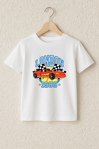 MYADA 1989 London Racers Μπλουζάκι με στάμπα από 100% βαμβάκι Premium 23530