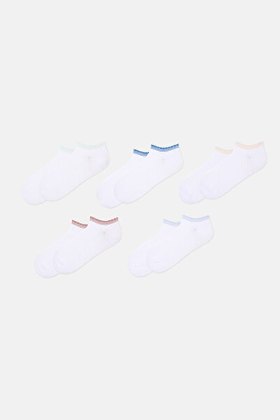 Dagi Дамски бамбукови чорапи тип ботички, комплект от 5 чифта