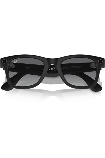 Ray-Ban Meta WAYFARER Smart Glasses, Size M, Black, 32 GB Storage, 12mp Camer...